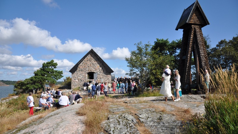 Med b�t fr�n Ark�sund till Capella Ecumenica 